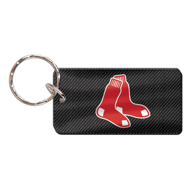 Llavero rectangular de los Boston Red Sox