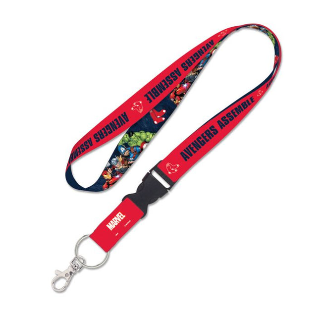 Boston Red Sox / Marvel (c) 2021 MARVEL Lanyard w/detachable buckle 1"