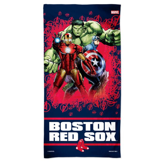 Boston Red Sox / Marvel (c) 2021 MARVEL Spectra Beach Towel 30" x 60"