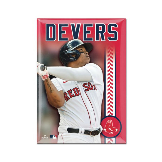 Boston Red Sox Metal Magnet 2.5" x 3.5" Rafael Devers