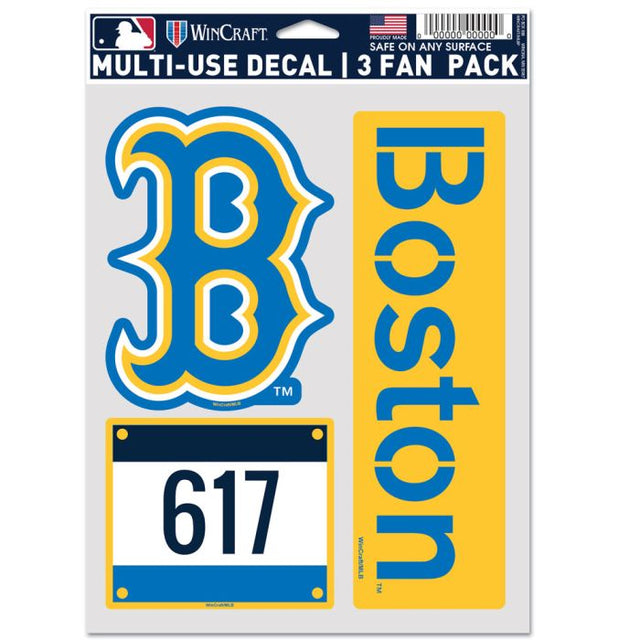 Boston Red Sox Multi Use 3 Fan Pack