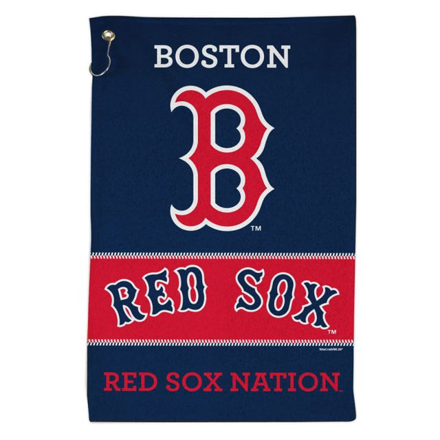 Toalla deportiva de 16 x 25 con el lema de los Boston Red Sox