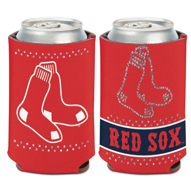 Boston Red Sox Sox logo Bling Can Cooler 12 oz.