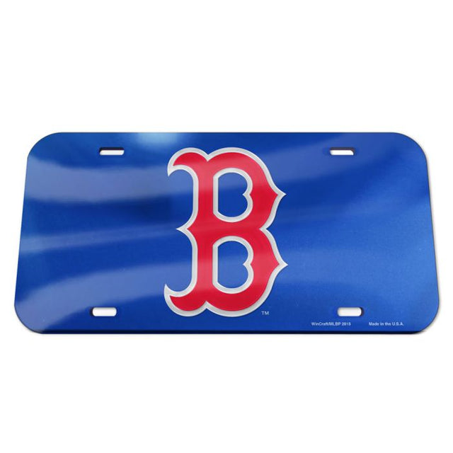 Boston Red Sox Specialty Acrylic License Plate