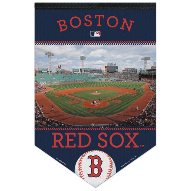 Pancarta de fieltro premium de los Boston Red Sox para estadio, 17" x 26"