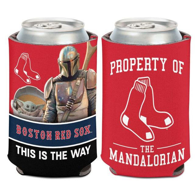 Enfriador de lata Boston Red Sox / Star Wars Mandalorian de 12 oz.