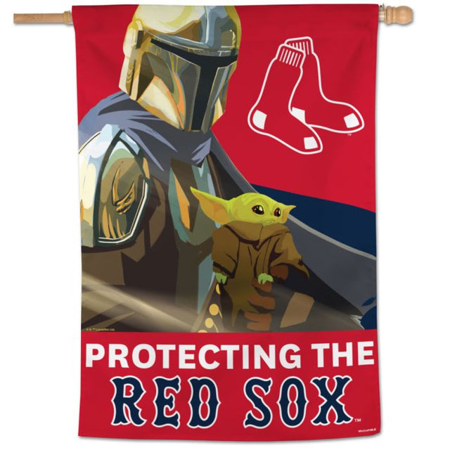 Boston Red Sox / Star Wars Mandalorian Vertical Flag 28" x 40"