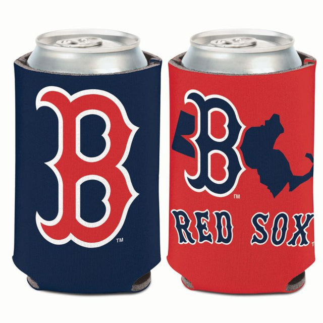 Enfriador de lata del estado de Boston Red Sox, 12 oz.