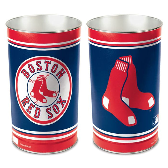 Papelera cónica de los Boston Red Sox de 15" de alto