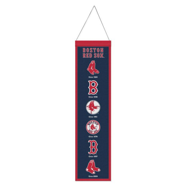 Boston Red Sox Wool Banner 8" x 32"