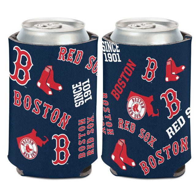 Enfriador de lata con logo de los Boston Red Sox, 12 oz.