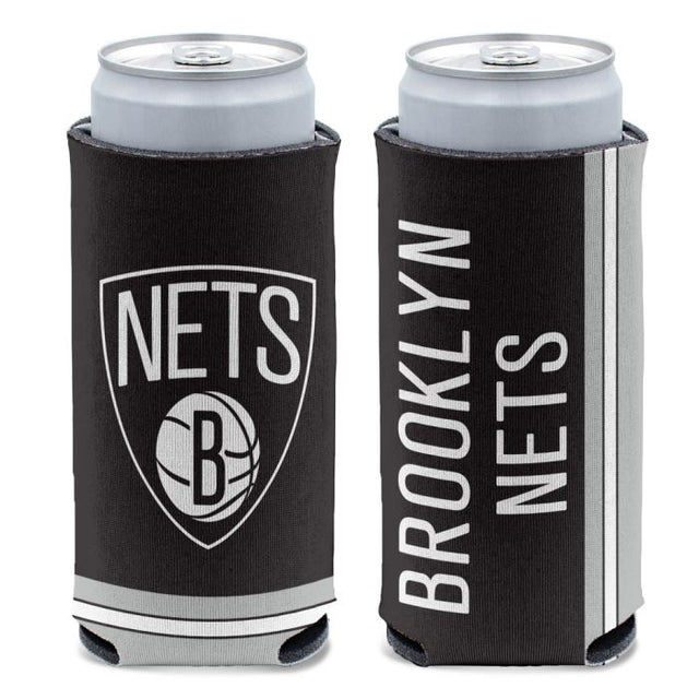 Brooklyn Nets 12 oz Slim Can Cooler