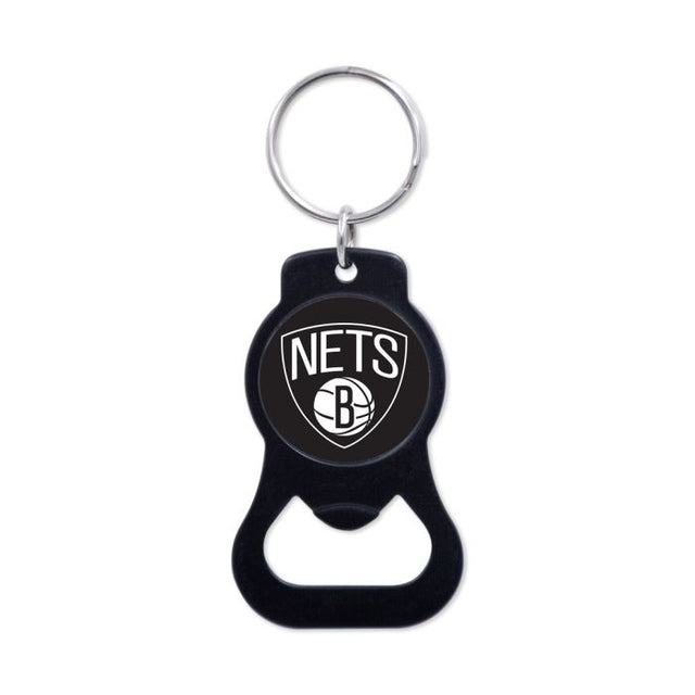 Brooklyn Nets Black Bottle Opener Key Ring