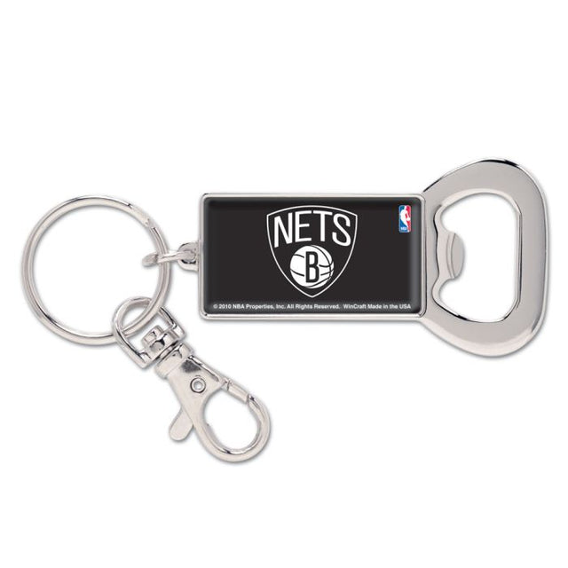 Brooklyn Nets Bottle Opener Key Ring Rectangle