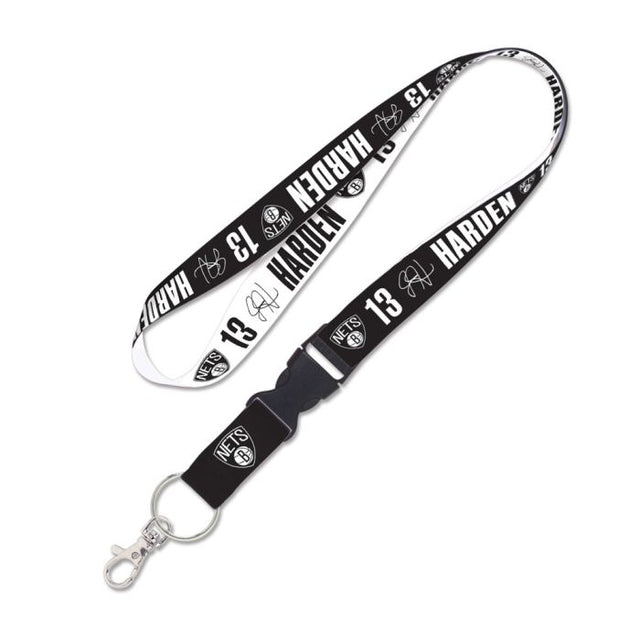 Brooklyn Nets Lanyard w/detachable buckle 1" James Harden