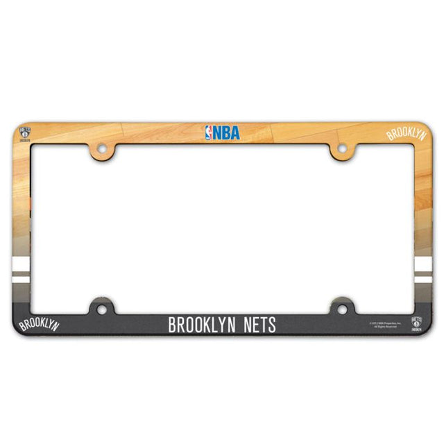 Brooklyn Nets Lic Plate Frame Full Color