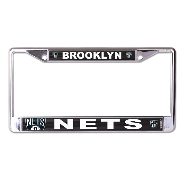 Brooklyn Nets MEGA Lic Plt Frame S/L Printed