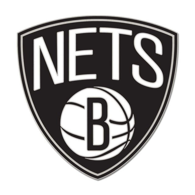 Brooklyn Nets PRIMARY Collector Enamel Pin Jewelry Card