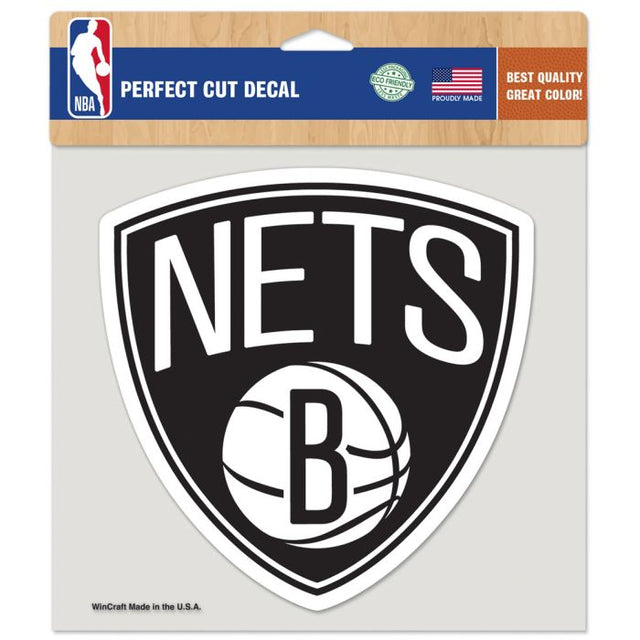 Brooklyn Nets Perfect Cut Color Decal 8" x 8"