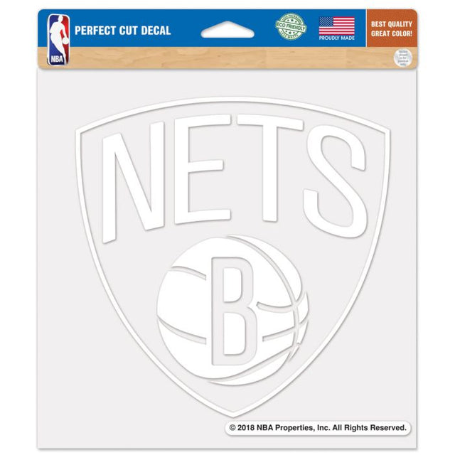 Brooklyn Nets Perfect Cut Decals 8" x 8"