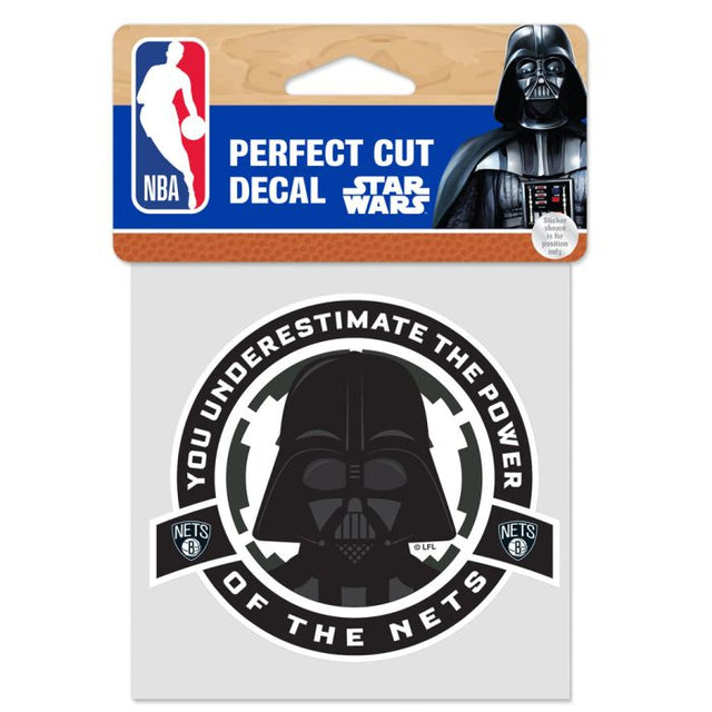 Brooklyn Nets / Star Wars star wars Perfect Cut Color Decal 4" x 4"