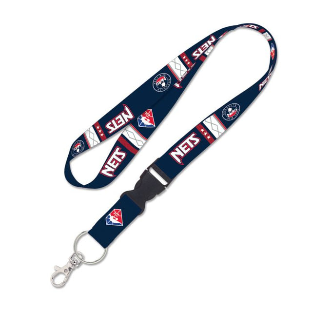 Brooklyn Nets city Lanyard w/detachable buckle 1"