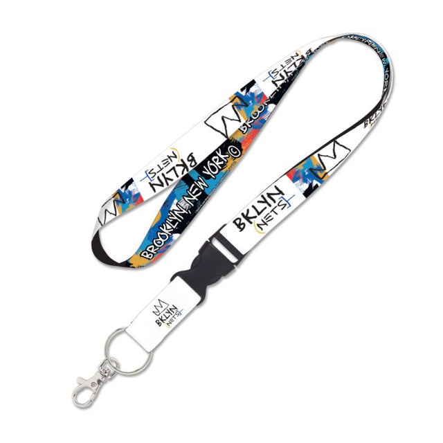 Brooklyn Nets city Lanyard w/detachable buckle 1"