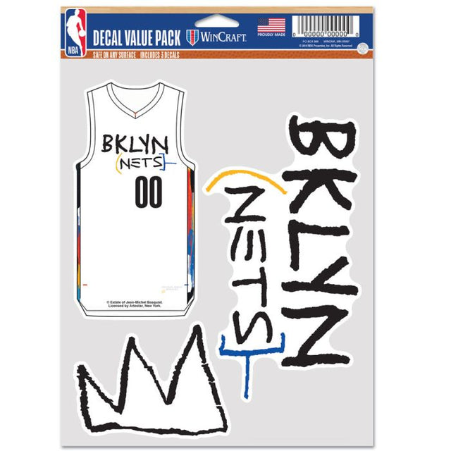 Brooklyn Nets city Multi Use 3 fan pack