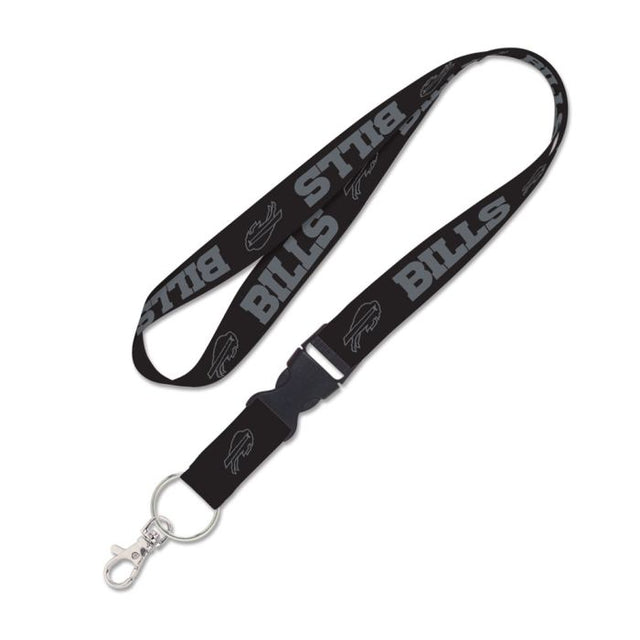 Buffalo Bills BLACKOUT Lanyard w/detachable buckle 1"