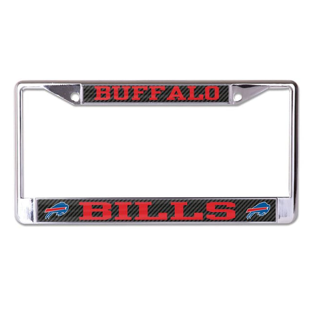 Buffalo Bills CARBON Lic Plt Frame S/L Printed