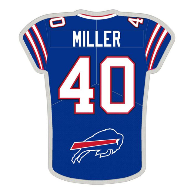 Tarjeta de joyería con pin de colección de los Buffalo Bills de Von Miller