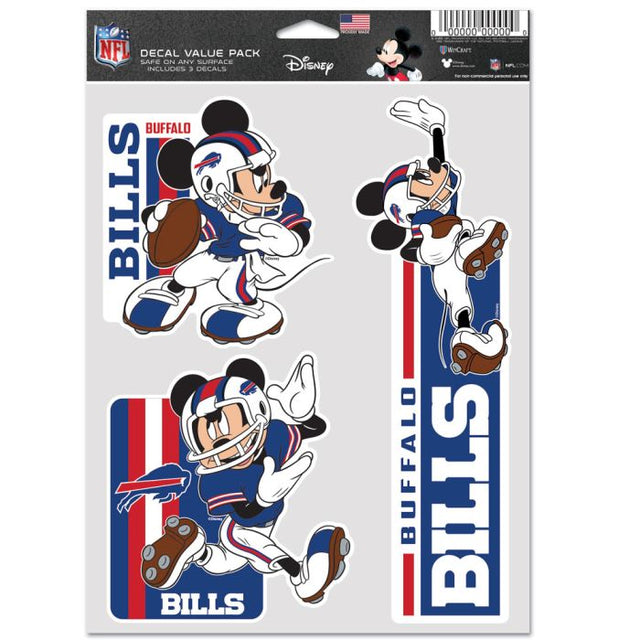 Buffalo Bills / Disney Multi Use 3 Fan Pack