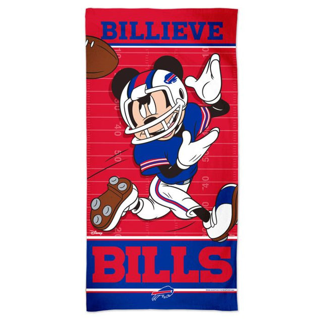 Toalla de playa Buffalo Bills / Disney Spectra de 30" x 60"