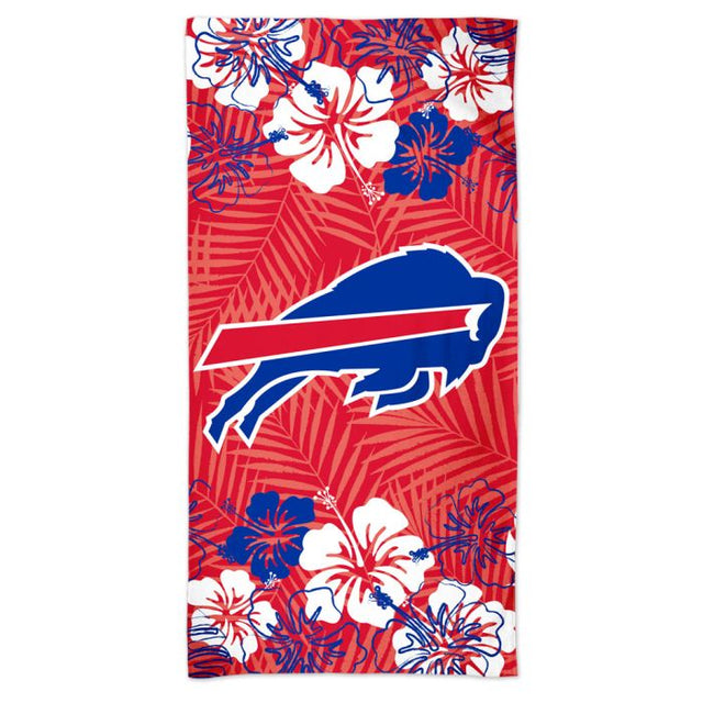 Toalla de playa Spectra FLORAL de Buffalo Bills de 30" x 60"