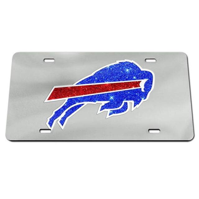 Buffalo Bills GLITTER LOGO Specialty Acrylic License Plate