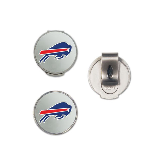 Clip para gorra de Buffalo Bills con 2 marcadores, con tapa tipo concha