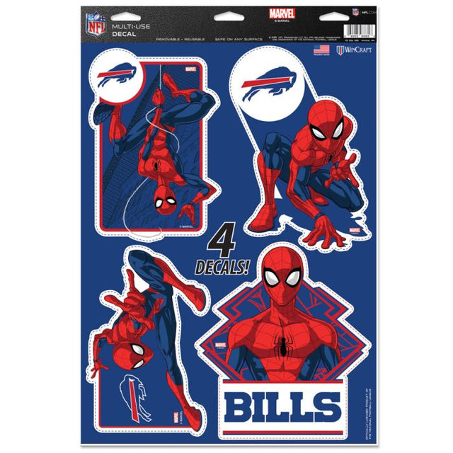 Calcomanía multiusos de Marvel de Buffalo Bills/Marvel (C) 2021, 11" x 17"