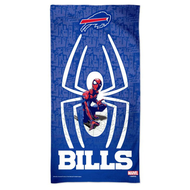 Toalla de playa Spectra de Marvel de Buffalo Bills/Marvel (C) 2021 de 30" x 60"