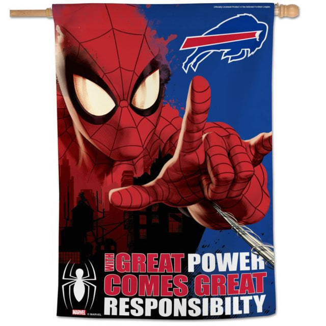 Buffalo Bills / Marvel (C) 2021 Marvel Vertical Flag 28" x 40"