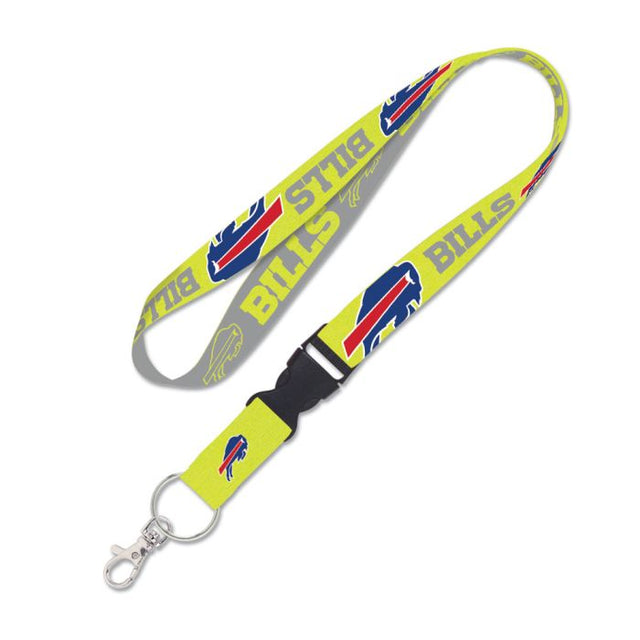 Buffalo Bills NEON Lanyard w/detachable buckle 1"