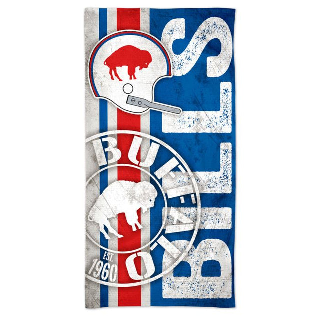 Toalla de playa Spectra RETRO de Buffalo Bills de 30" x 60"