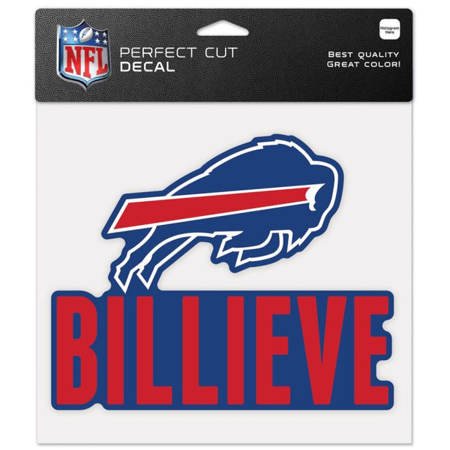 Buffalo Bills Slogan Perfect Cut Color Decal 8" x 8"