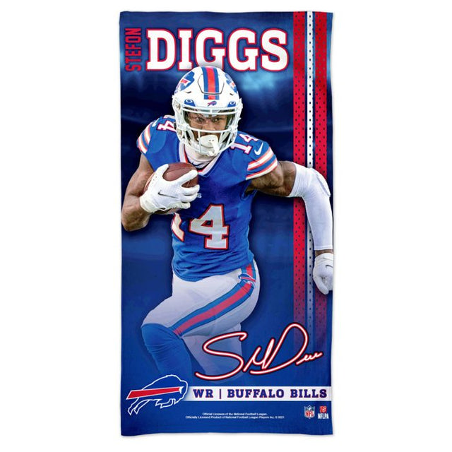 Buffalo Bills Spectra Beach Towel 30" x 60" Stefon Diggs