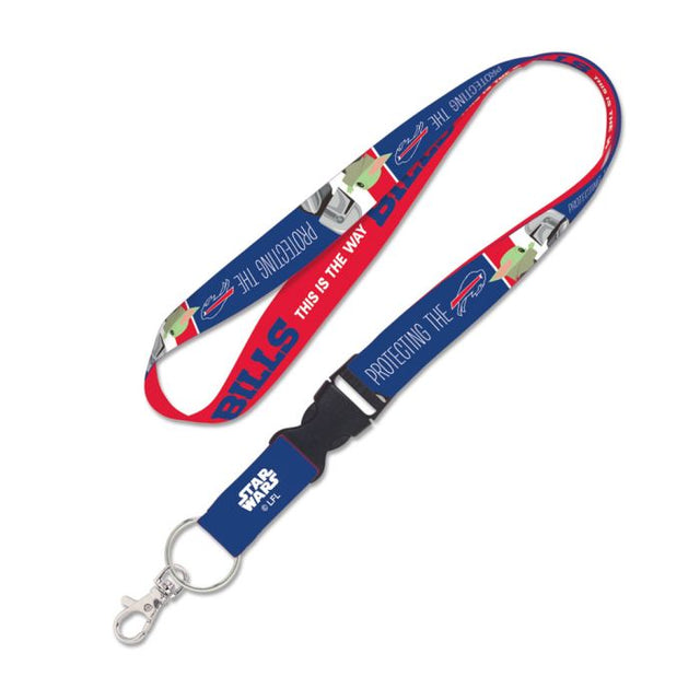 Buffalo Bills / Star Wars Mandalorian Lanyard w/detachable buckle 1"