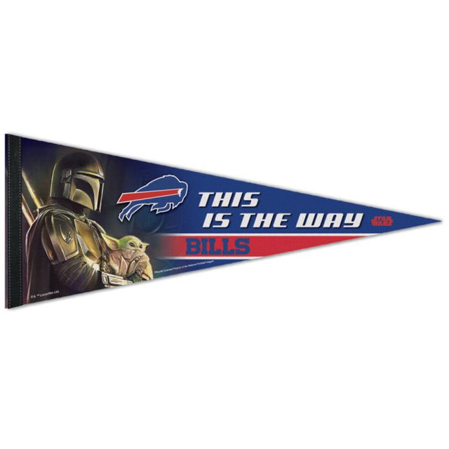 Buffalo Bills / Star Wars Mandalorian Premium Pennant 12" x 30"