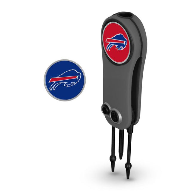 Herramienta y marcadores para reparar navajas automáticas de los Buffalo Bills