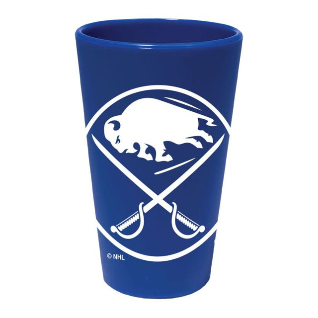 Vaso de pinta de silicona de 16 oz de Buffalo Sabres