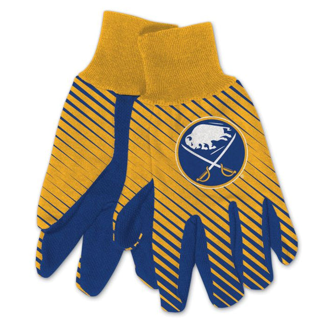 Guantes de dos tonos para adultos Buffalo Sabres