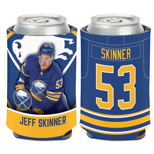 Enfriador de latas Buffalo Sabres de 12 onzas Jeff Skinner