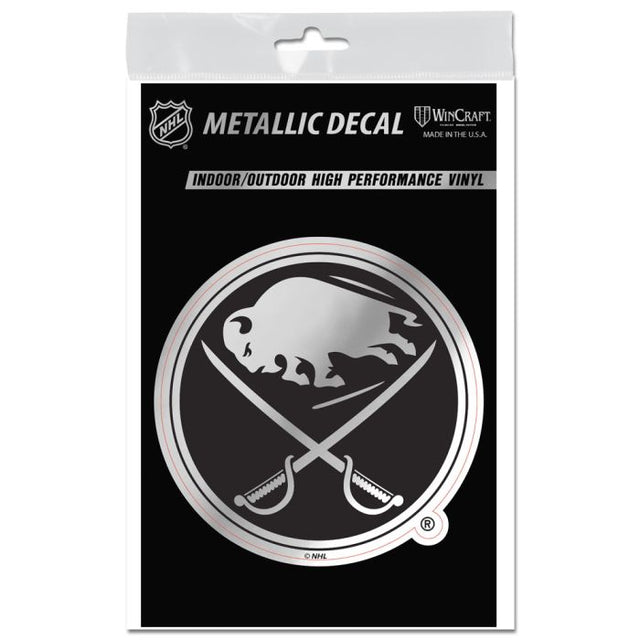 Buffalo Sabres Decal Metallic 3" x 5"